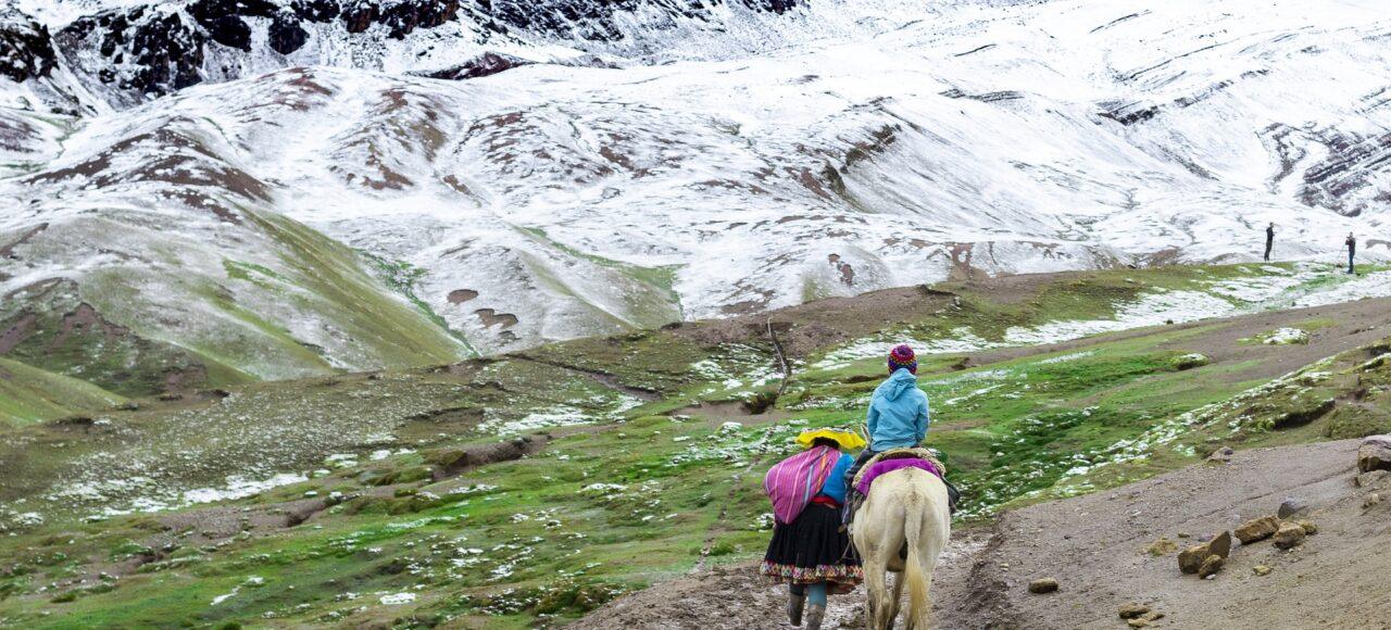 Peru gorovje in sneg